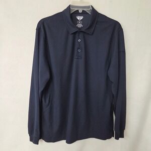 Condor Long Sleeve Tactical Polo Mens XL Navy‎ Blue Performance Mic Clips 12663